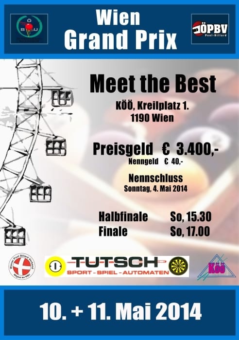 Plakat Wien GP 2014 - KÖÖ Kreilplatz ÖPBV / WPBV